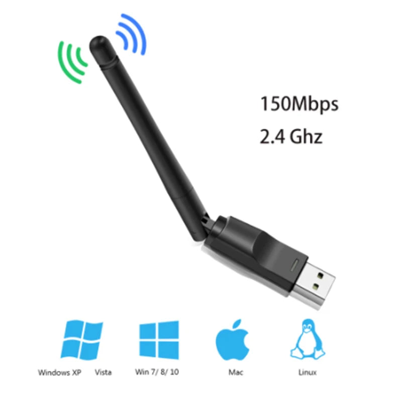 Adaptador Wi-fi USB - Velocidade Turbo